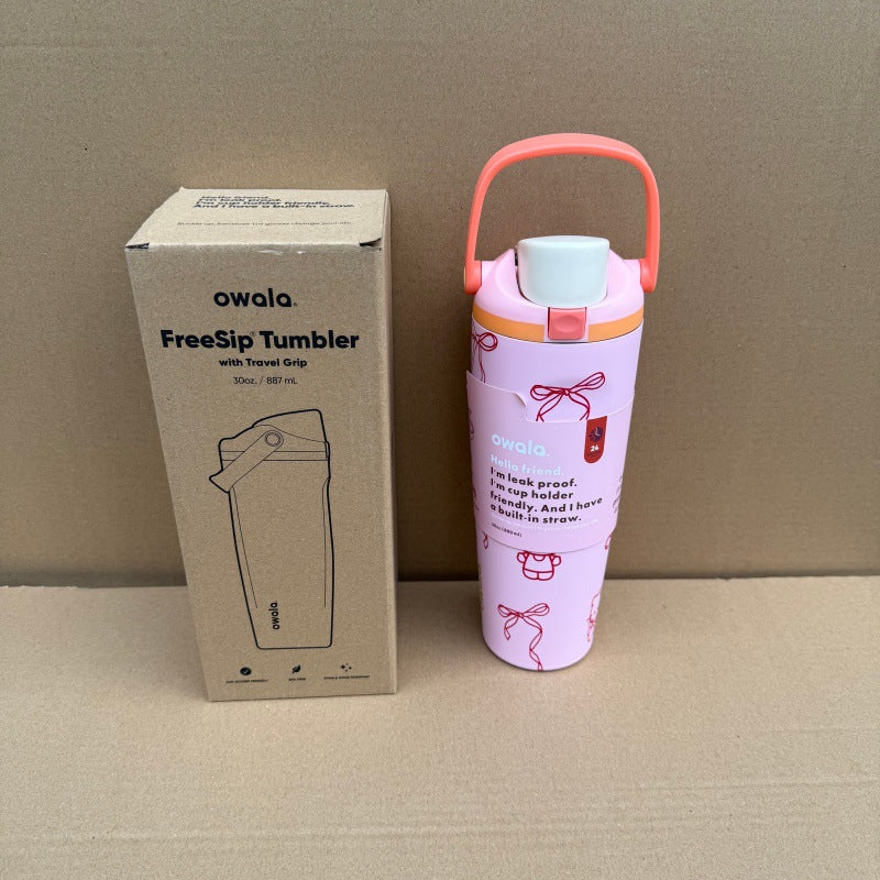 Owala Stainless Steel Water Bottle Hello kitty