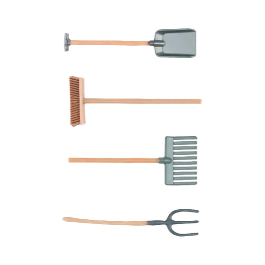 Fairy Garden Accessories Tools Rake Shovel Brush Fork