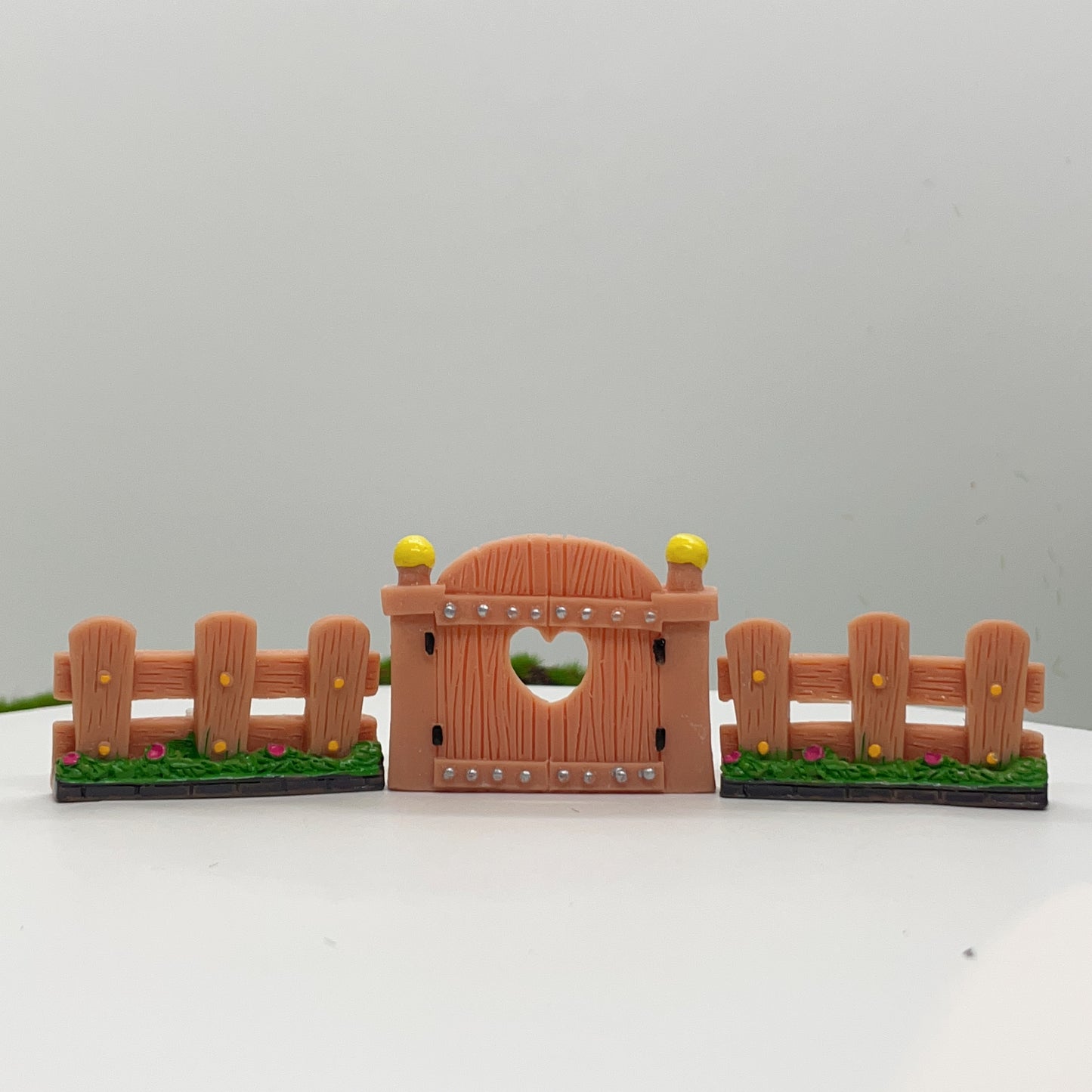 Fairy garden fence and door fairy garden accessories
