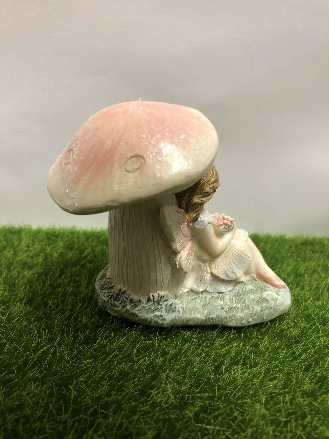 Fairy Garden Figurines Fairy Under Mushroom Figurine