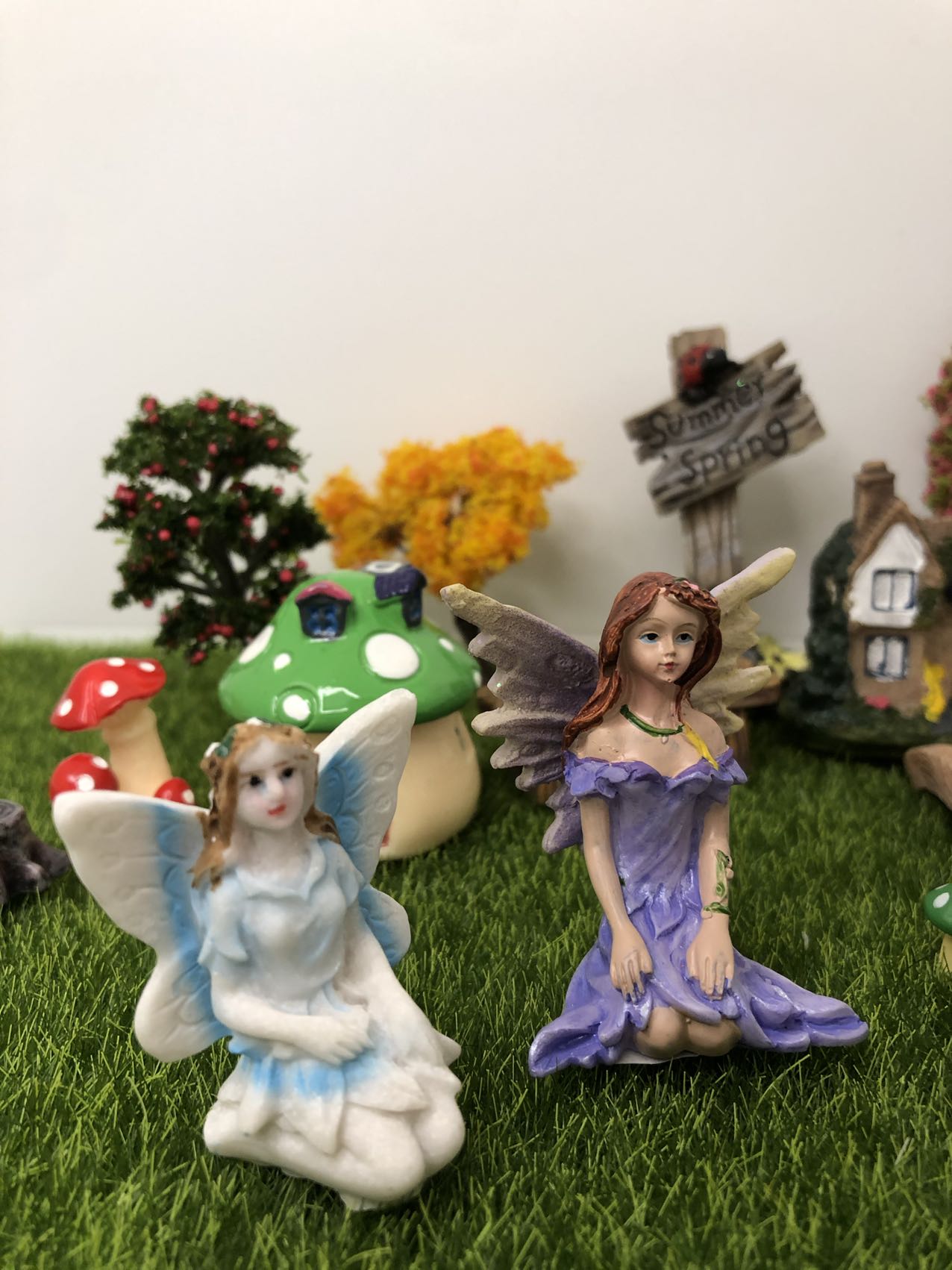 21Pcs Fairy Garden Accessories Kit Figurines Outdoor Home Decoration