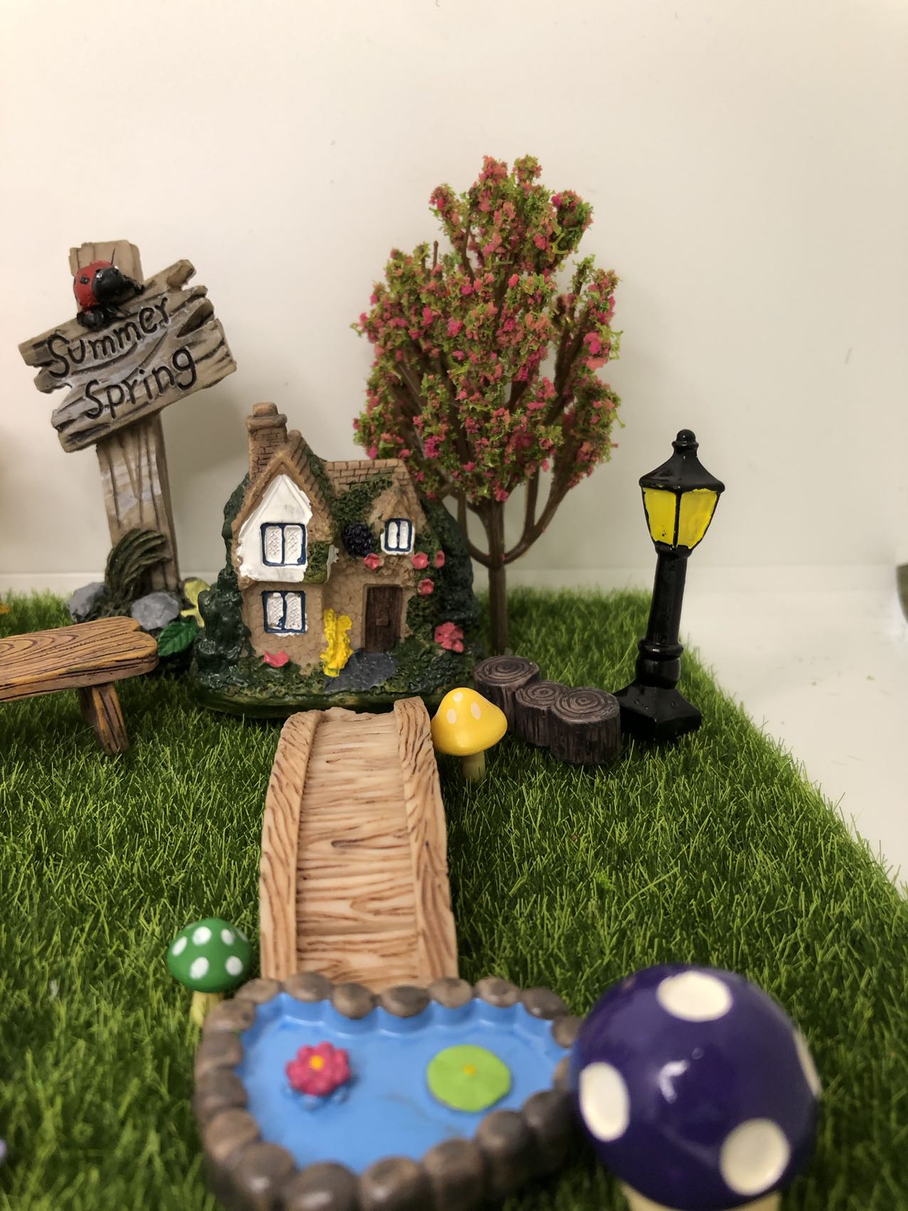 21Pcs Fairy Garden Accessories Kit Figurines Outdoor Home Decoration