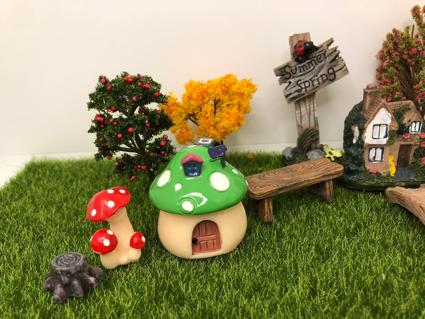 21Pcs Fairy Garden Accessories Kit Figurines Outdoor Home Decoration