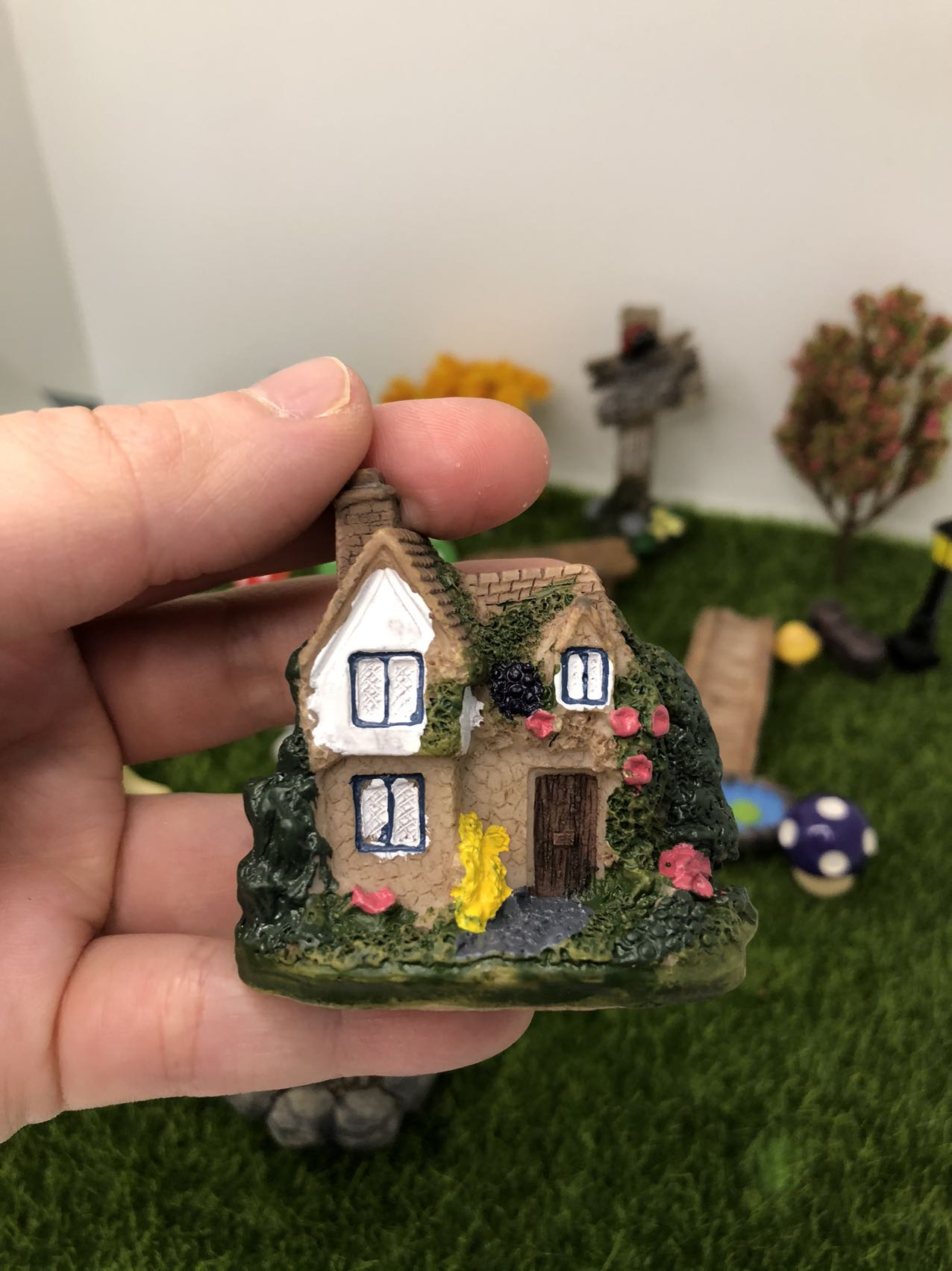 21Pcs Fairy Garden Accessories Kit Figurines Outdoor Home Decoration