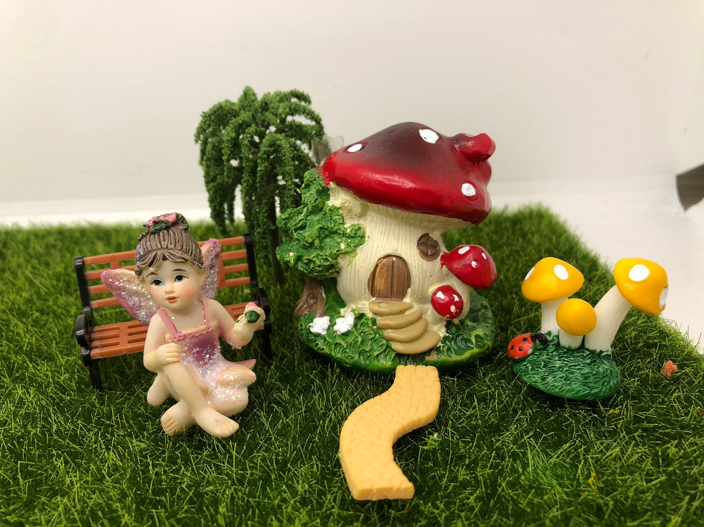 13Pcs Fairy Garden Accessories Kit Fairy Garden Home Outdoor Decoration