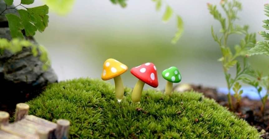 Fairy Garden Accessories Mushrooms