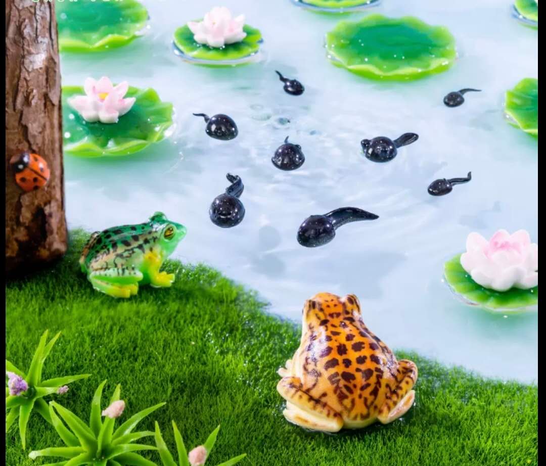 Fairy Garden Accessories Frog Lotus Leaf Lotus Fairy Garden Decor