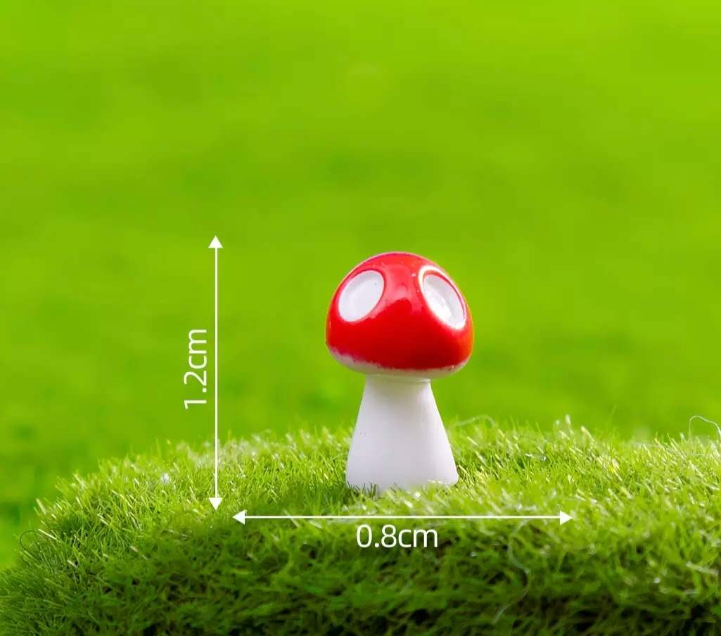 Fairy Garden Mini Mushrooms Accessories