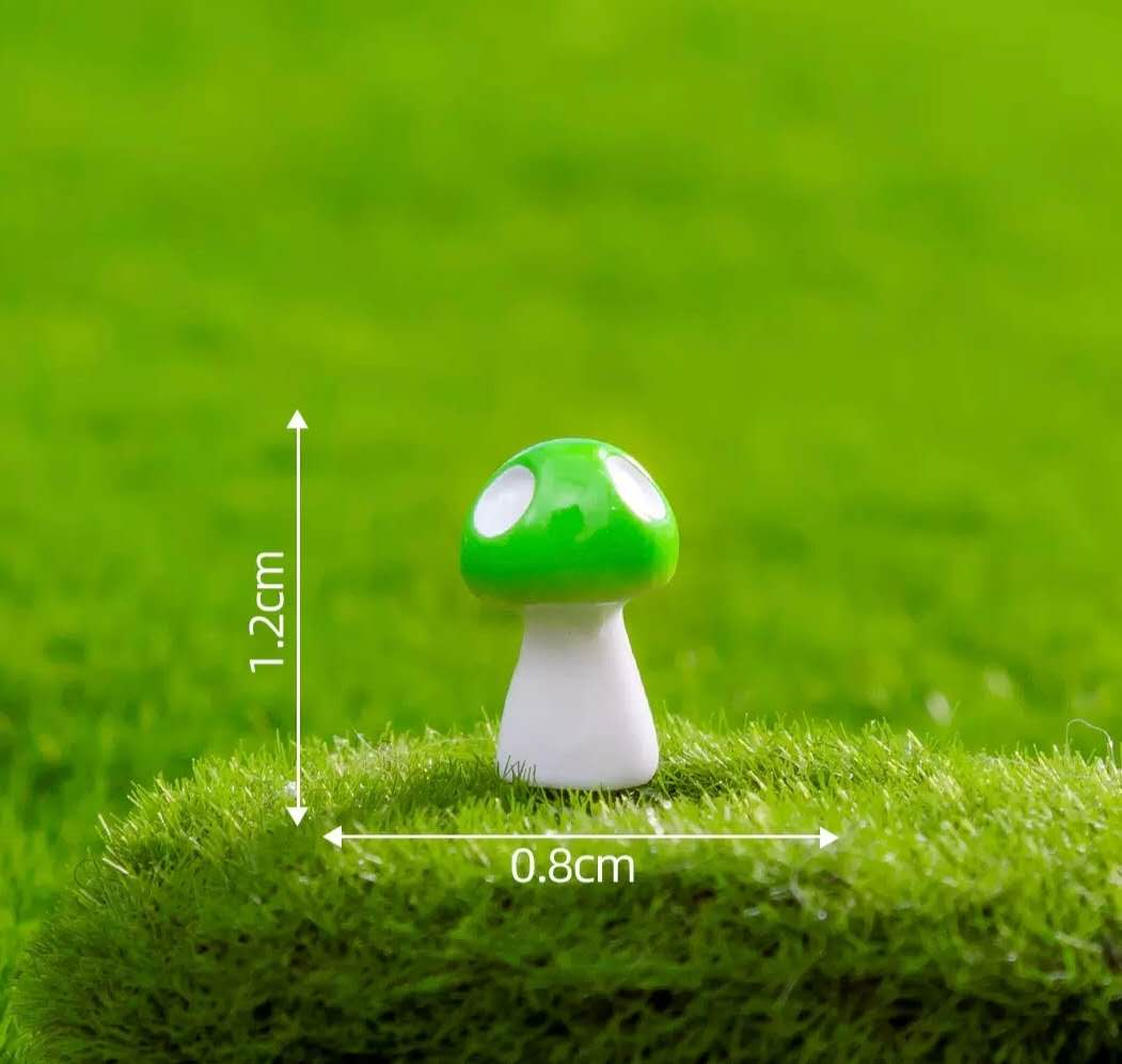 Fairy Garden Mini Mushrooms Accessories