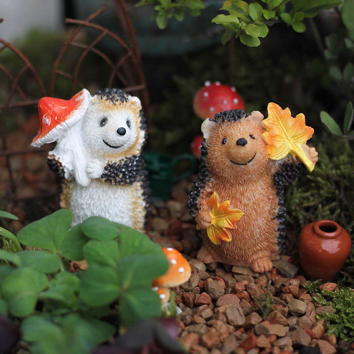 Fairy Garden Accessories Animals Hedgehog