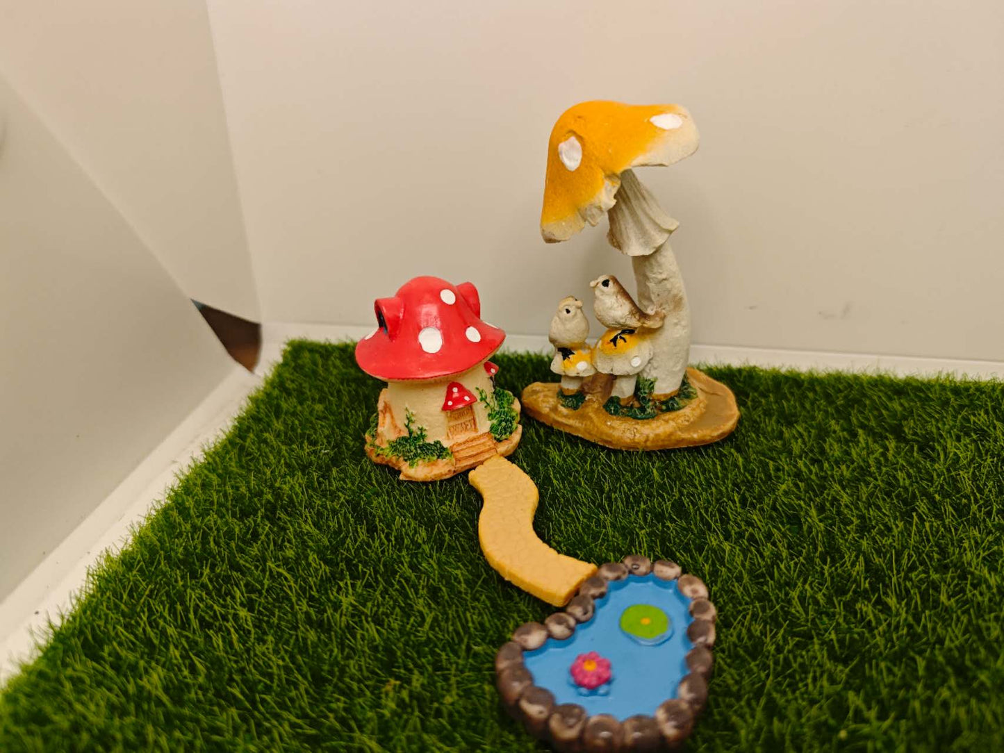 16Pcs Fairy Garden Kit Set Outdoor Indoor Decor