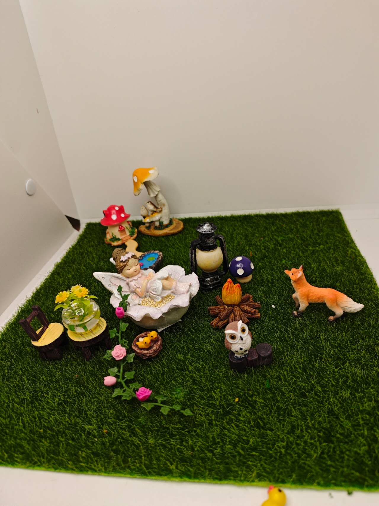 16Pcs Fairy Garden Kit Set Outdoor Indoor Decor