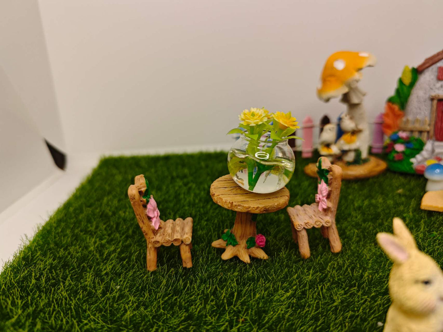 Fairy Garden Kit – 26PCS Miniature Set with Fairy Door, Mushroom, Trees, Fairies