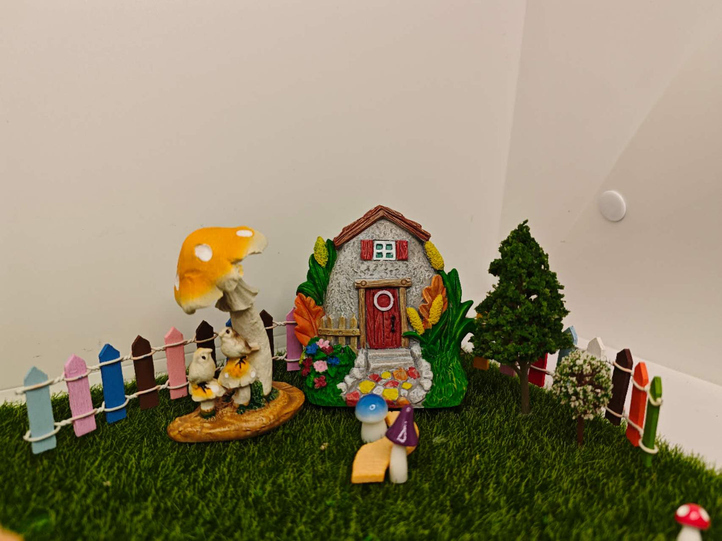 Fairy Garden Kit – 26PCS Miniature Set with Fairy Door, Mushroom, Trees, Fairies