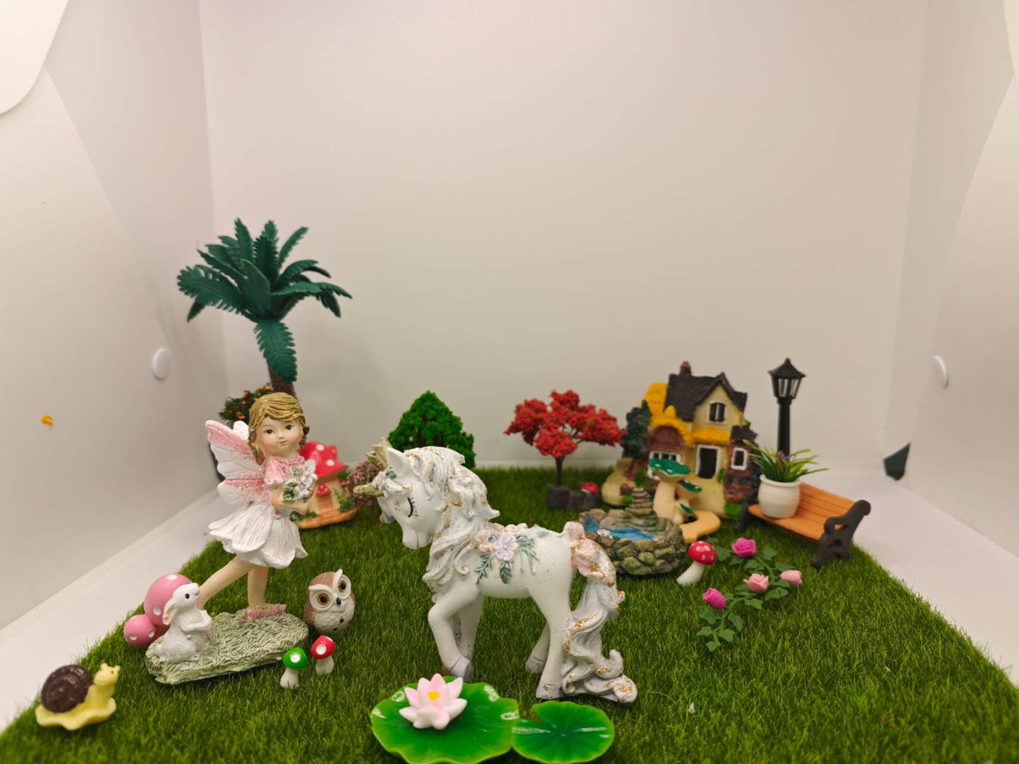 29Pcs Fairy Garden Accessories Kit Fairy Garden Decoration Fairies Unicorn