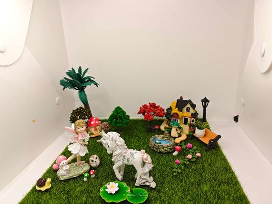 29Pcs Fairy Garden Accessories Kit Fairy Garden Decoration Fairies Unicorn