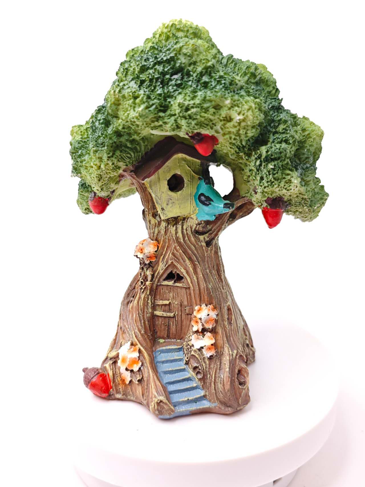 Miniature Resin Treehouse Figurine – Fairy Garden Decoration