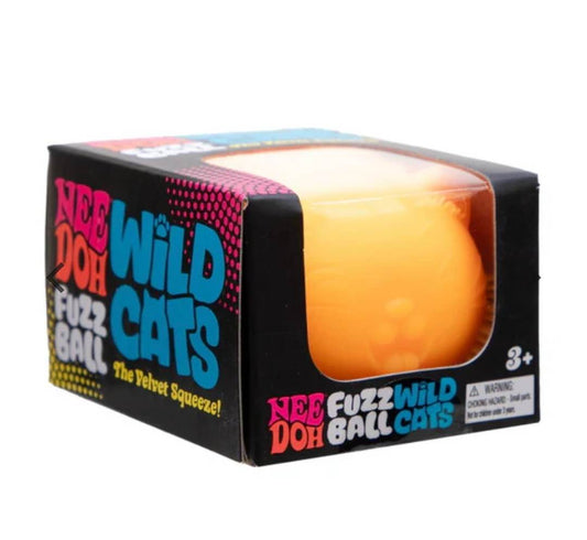 Needoh Wild Cats Fuzz Ball Slow Rising Squishy