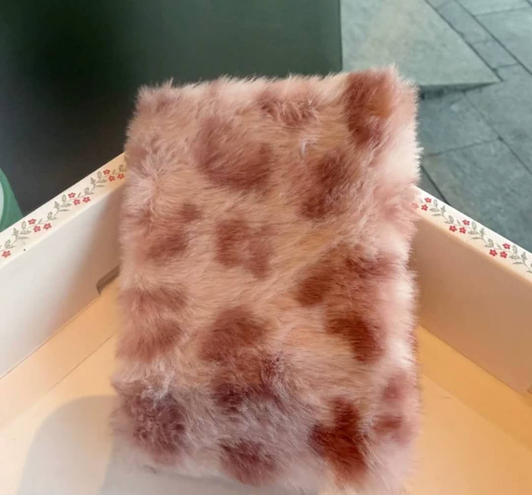 Fluffy Leopard Notebook