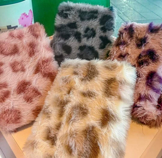 Fluffy Leopard Notebook