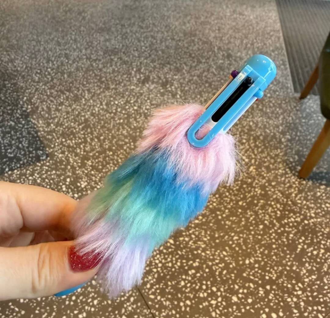 Raibow Fluffy pen