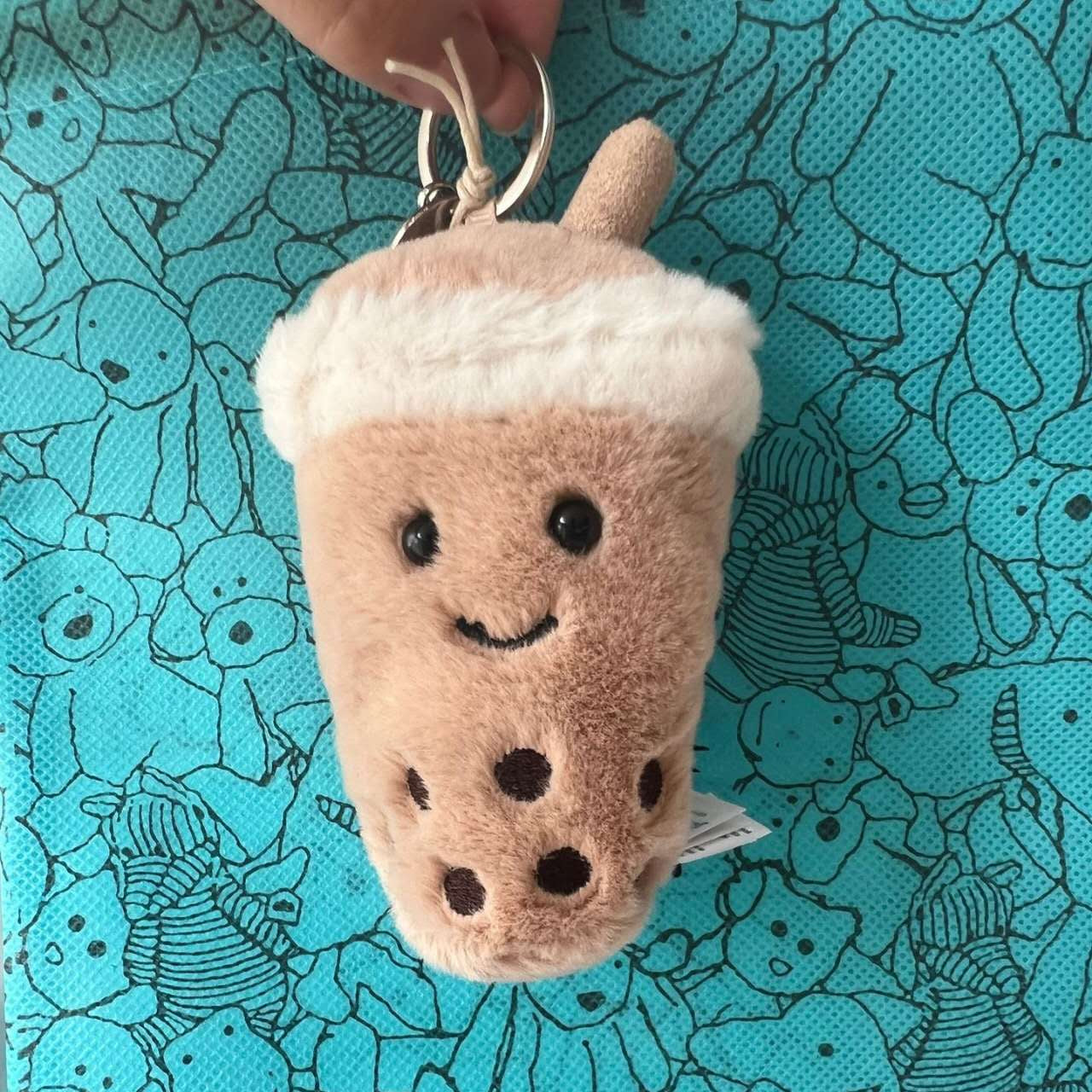 Jellycat 12cm Bag Charm Bubbletea