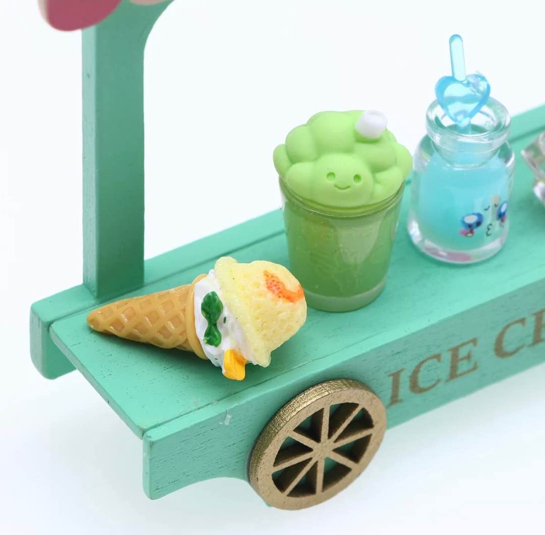 Fairy Garden Accessories ice cream cart