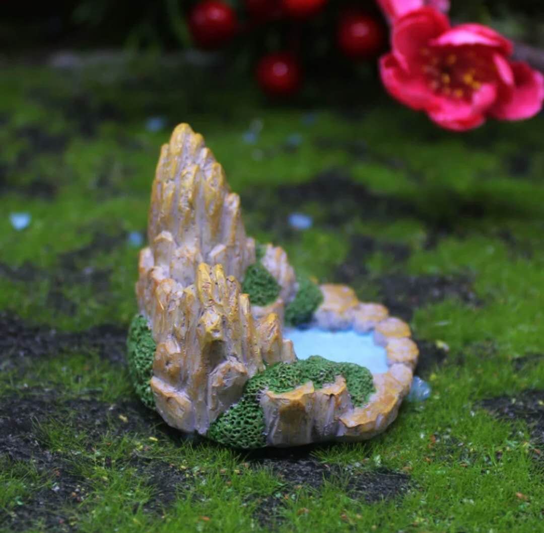 Fairy Garden Accessories Waterfall Mountain