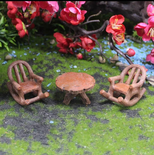 Fairy Garden Accessories table and chair