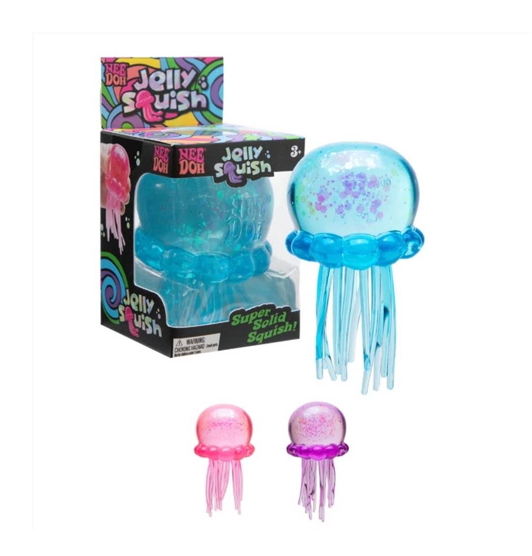 Needoh Jelly Squish Jellyfish Squishy