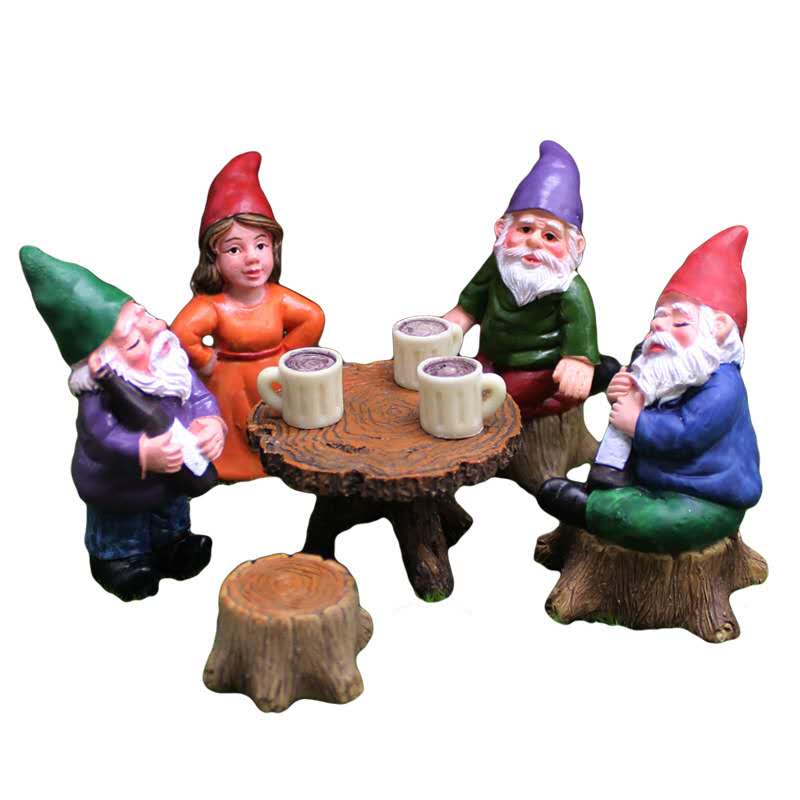6PCS Gnomes and Fairy Fairy Garden Kits