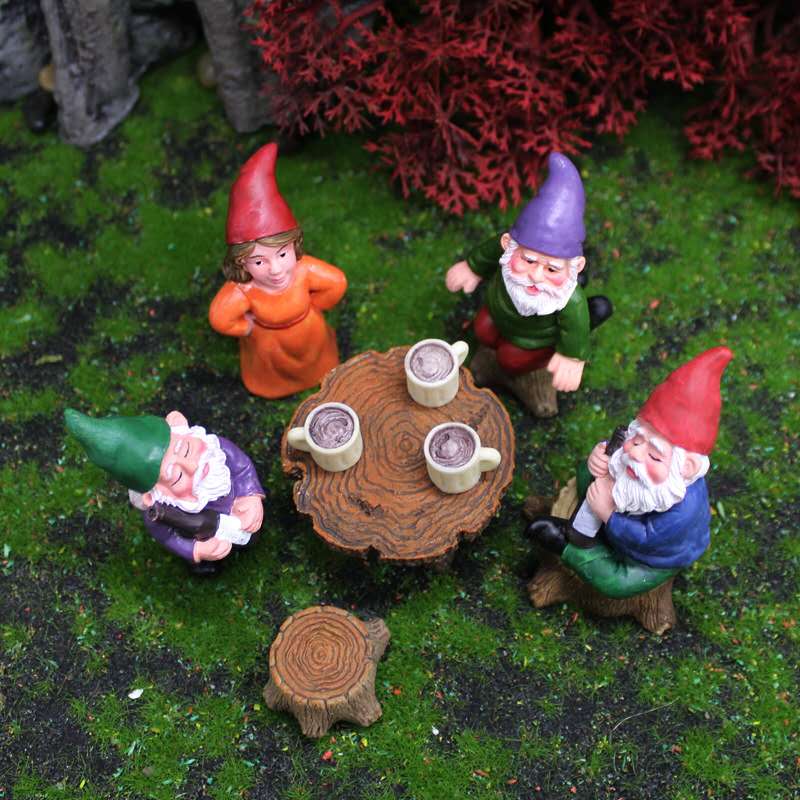 6PCS Gnomes and Fairy Fairy Garden Kits