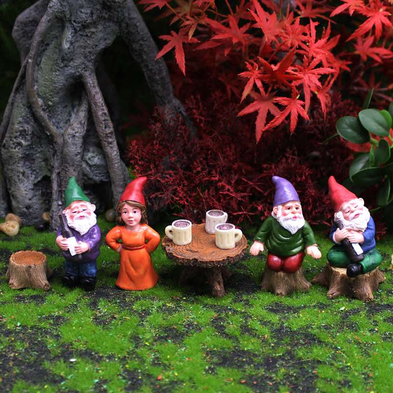 6PCS Gnomes and Fairy Fairy Garden Kits