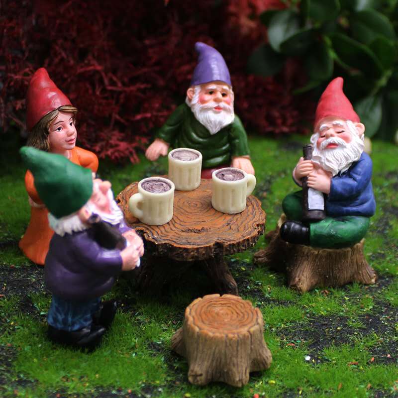 6PCS Gnomes and Fairy Fairy Garden Kits