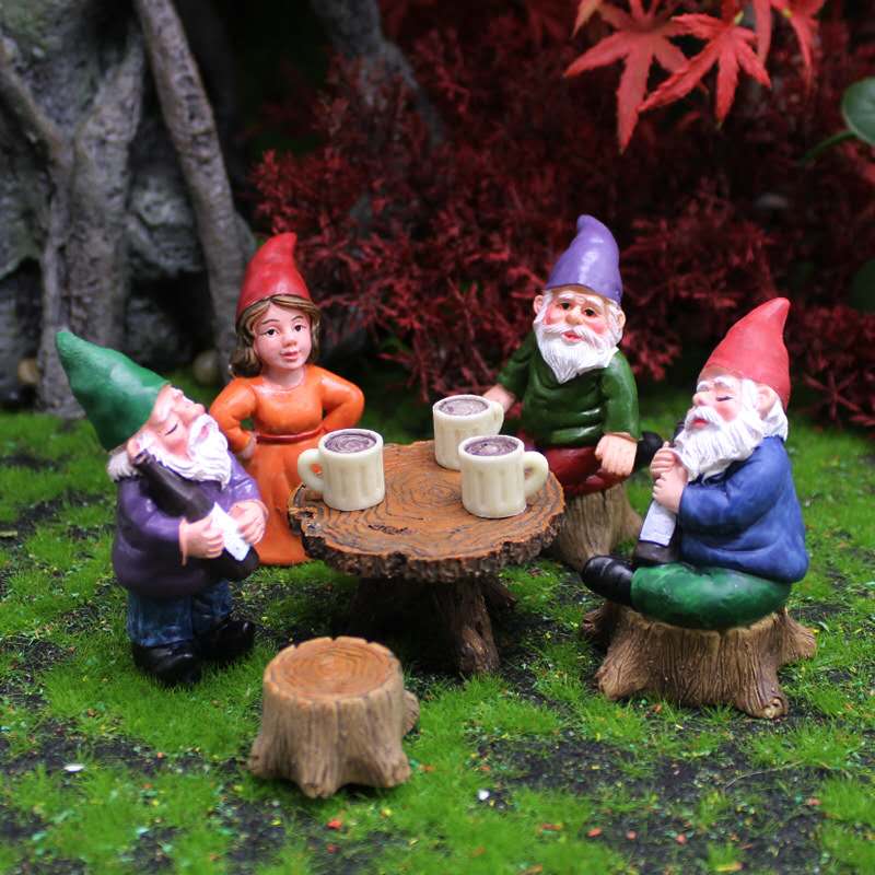 6PCS Gnomes and Fairy Fairy Garden Kits