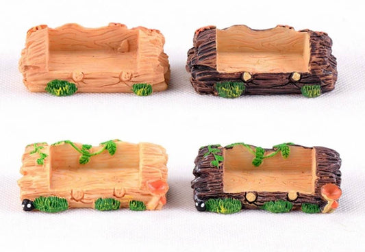Fairy Garden Accessories  Stump Chairs