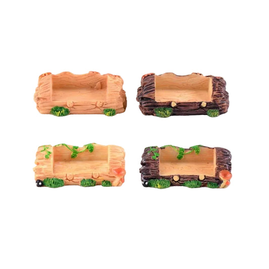 Stump Chair Miniature Fairy Garden Accessory – Resin Decoration for Fairy Gardens & Miniature Displays