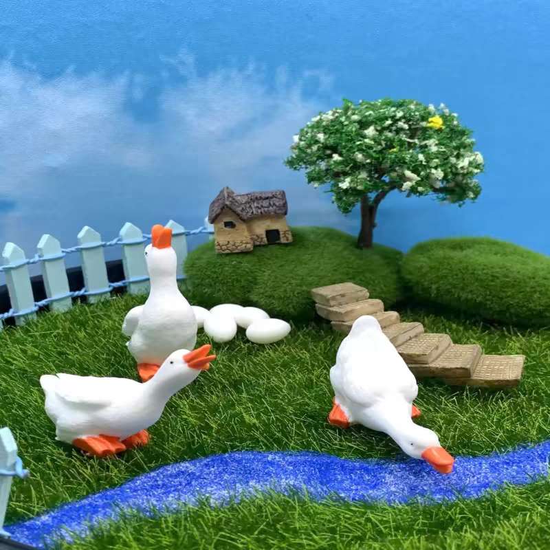 Fairy Garden Accessories Animals Goose