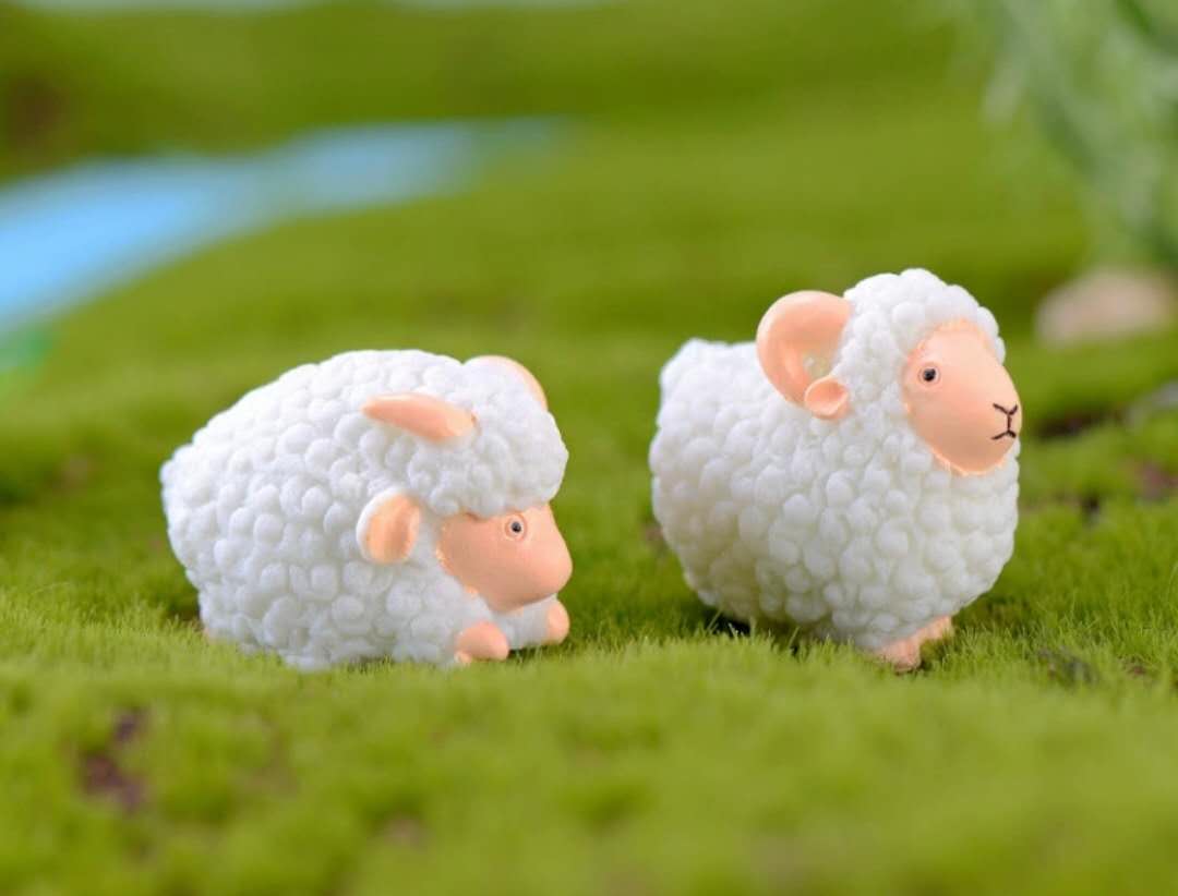 Fairy Garden Accessories Animals Sheep