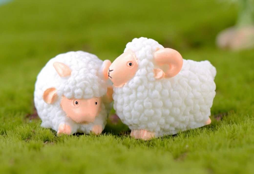 Fairy Garden Accessories Animals Sheep