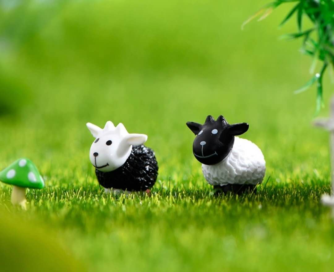 Fairy Garden Accessories Animals Sheep