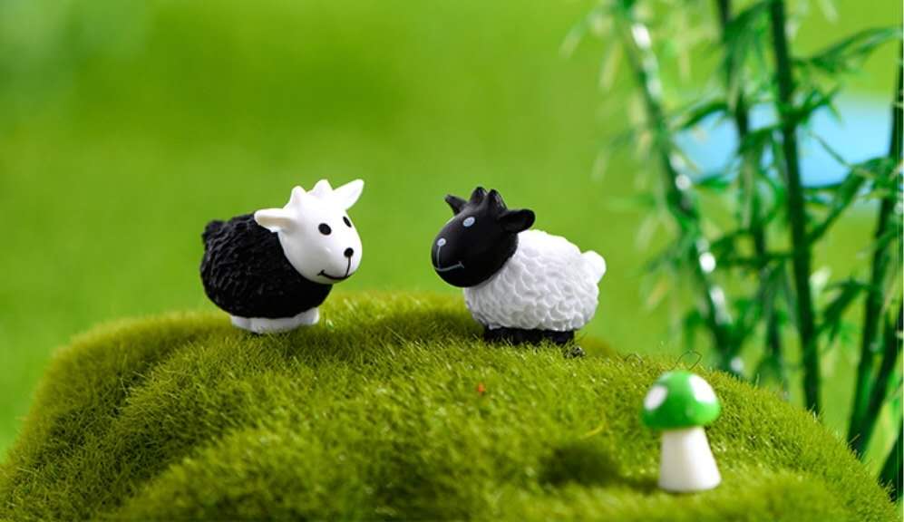 Fairy Garden Accessories Animals Sheep