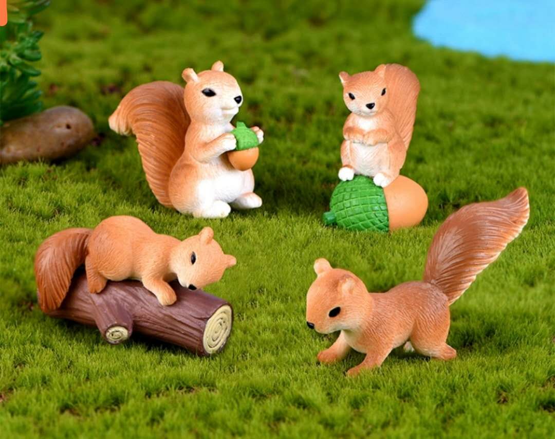 Fairy Garden Accessories Animals Squirrels