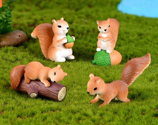 Fairy Garden Accessories Animals Squirrels