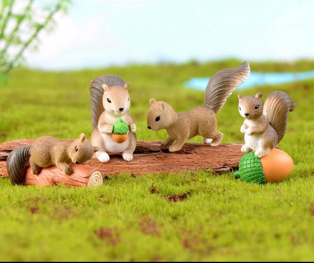 Fairy Garden Accessories Animals Squirrels