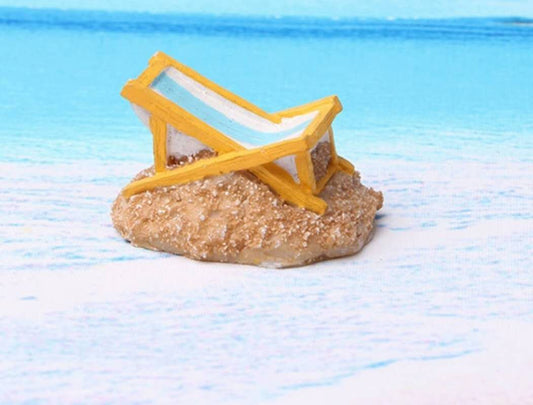 Fairy Garden Accessories Aquarium Accessories Beach Fold-up Chair