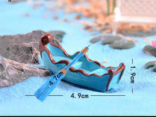 Fairy Garden Accessories Blue Boat