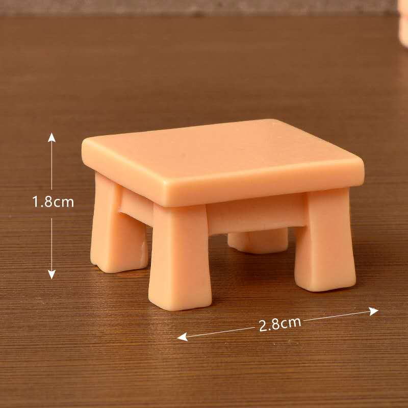 Fairy Garden Accessories Brown Table And Chair