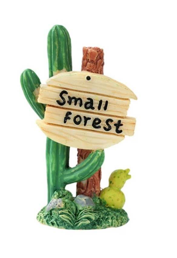 Fairy Garden Accessories Cactus Guideboard Road Sign