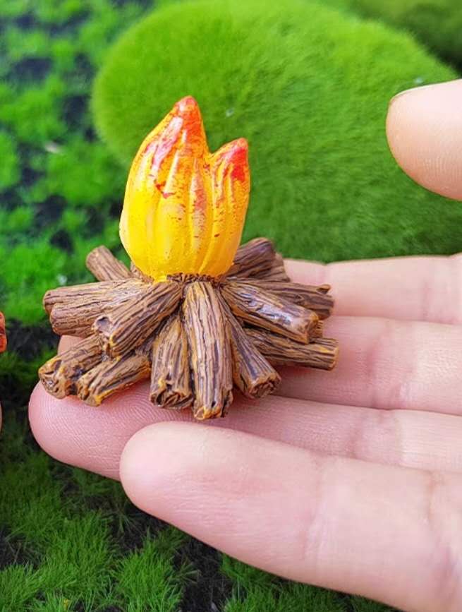 Fairy Garden Accessories Fire